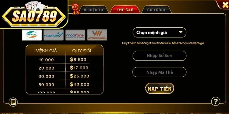Những phương án quen thuộc dành cho người tham gia